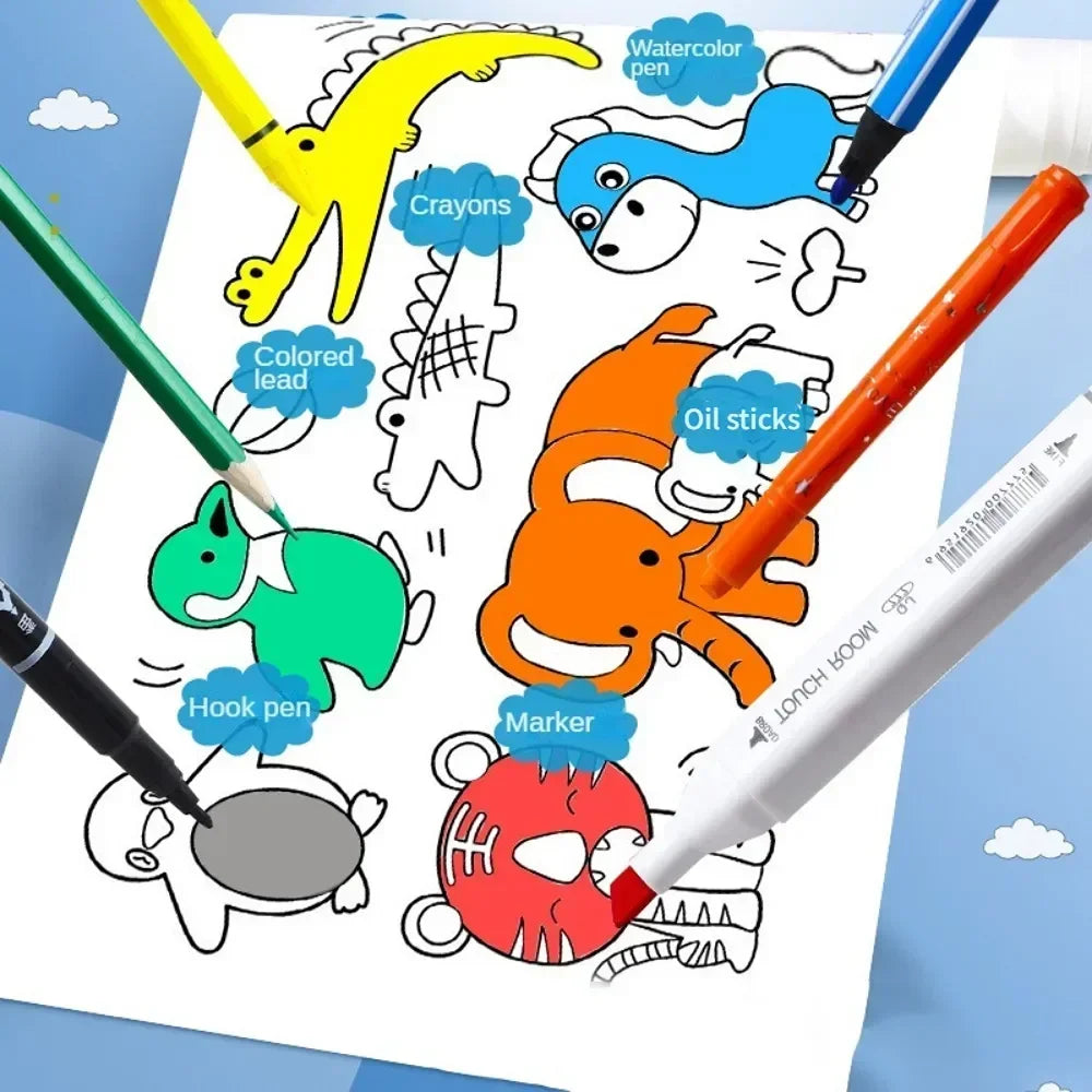 Children's Drawing Roll – 120 Inches of Creative Fun with Easy Tear Design!