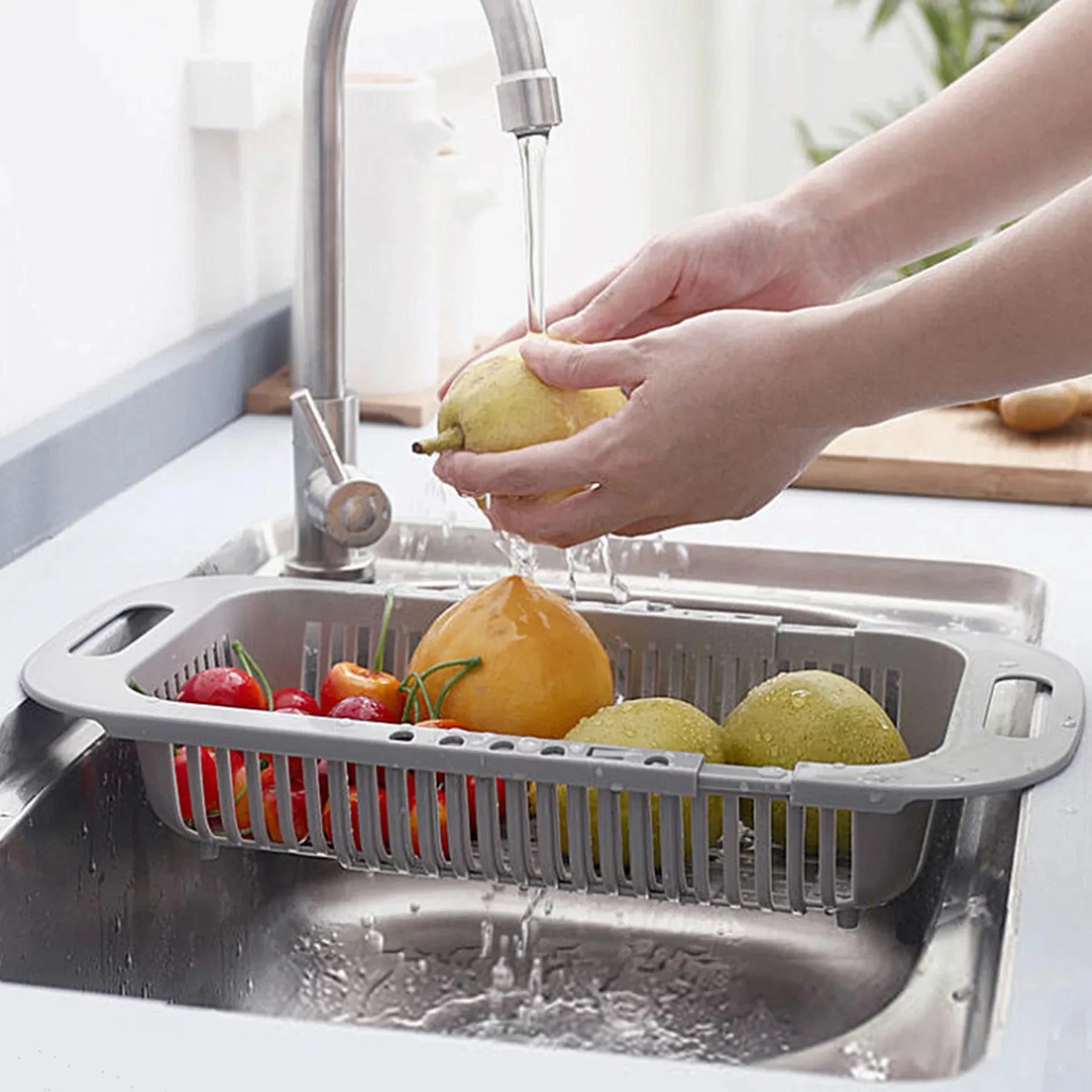 Retractable Sink Storage Rack – Your Perfect Kitchen Organizer!