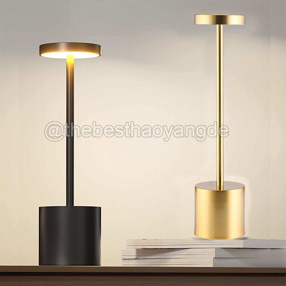 LED Table Lamp with Touch Dimming and Rechargeable Battery