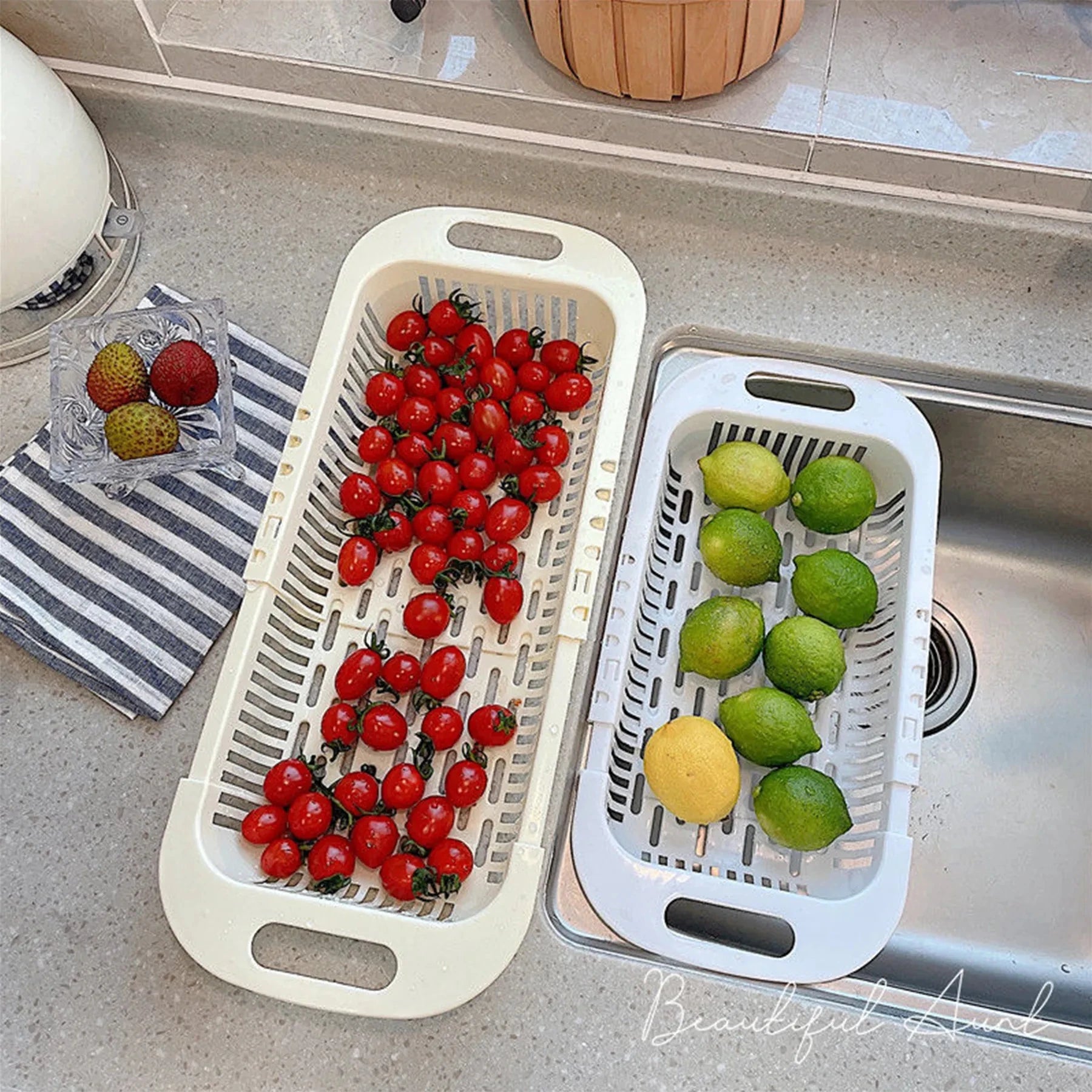 Retractable Sink Storage Rack – Your Perfect Kitchen Organizer!